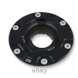 CNC Racing Fuel Tank Cap Flange Gear Black TSB12B For MV Agusta F3 675 2012-2020