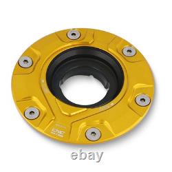 CNC Racing Fuel Tank Cap Flange Gear Black TSB12B For MV Agusta F3 675 2012-2020