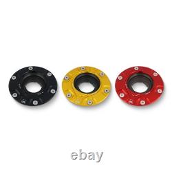 CNC Racing Fuel Tank Cap Flange Gear Black TSB12B For MV Agusta F3 675 2012-2020