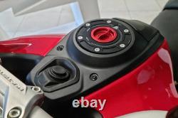 CNC Racing Motorbike Fuel Tank Cap Flange Carbon Black For Ducati 916 1994-1999