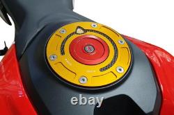 CNC Racing Motorbike Fuel Tank Cap Flange Carbon Black For Ducati 916 1994-1999