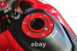 CNC Racing Motorbike Fuel Tank Cap Flange Carbon Black For Ducati 916 1994-1999