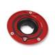 CNC Racing Red Fuel Tank Cap Flange Carbon Aprilia RSV4 1100 2021-2022