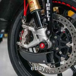 CNC Racing polished fuel tank cap flange Carbon Ducati Multistrada V2S 2022-2024