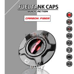 Carbon Twill Racing Fuel Tank Cover Gas Caps for Ducati 899 959 1199 PANIGALE