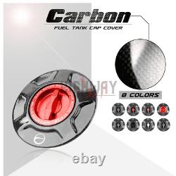 Carbon Twill Racing Fuel Tank Cover Gas Caps for Ducati PANIGALE V2 V4 V4S/R