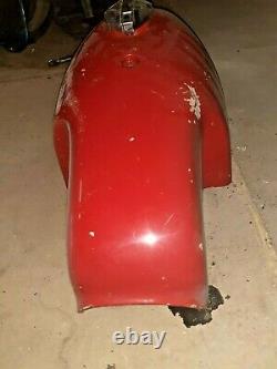 Classic racing petrol tank