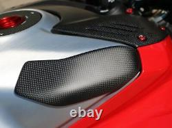 Cnc Racing Fuel Tank Slider Carbon For Ducati Panigale V4 / S / R 2018-2021