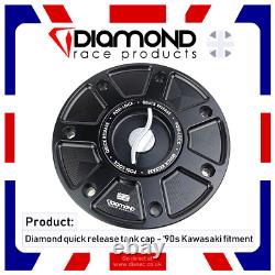 DIAMOND RACE PRODUCTS KAWASAKI NINJA ZX400 TANK CAP'90-'91 1990-1991 models