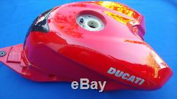 DUCATI 1198 S 1098 848 EVO RED FUEL TANK PETROL TANK with PUMP RACE TRACK SPARE