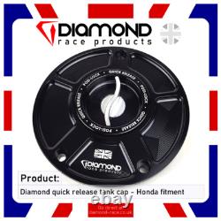 Diamond Quick Release Fuel Tank Cap For Honda CB600F Hornet 2006-2007