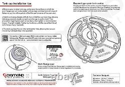 Diamond Quick Release Fuel Tank Cap For Kawasaki ER6 F/N 2006-2007