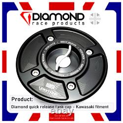 Diamond Quick Release Fuel Tank Cap For Kawasaki ZX636 2021-2022