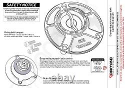 Diamond Race Prod. Quick Release Fuel Tank Cap Kawasaki Er6 12-20 2012-2020