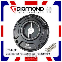 Diamond Race Products Quick Release Tank Fuel Cap Honda Cbr1000rr 2018'18