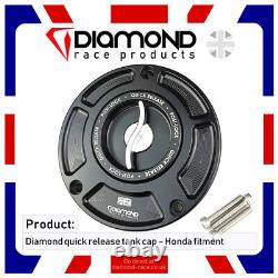 Diamond Race Products Quick Release Tank Fuel Cap Honda Cbr1000rr 2021'21