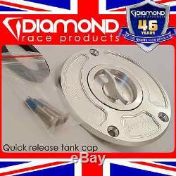 Diamond Race Products Yamaha Quick Release Tank Fuel Cap For Yzf R1 2015, 2016