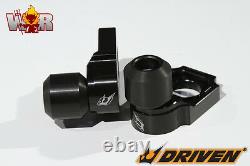 Driven Racing Axle Block Sliders Kawasaki ZX10R 11 12 13 Black Free Shipping