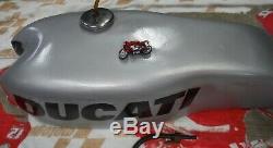 Ducati GAS/FUEL TANK Bevel 250 350 Single AHMRA Racing Sebring Scrambler -Fiber