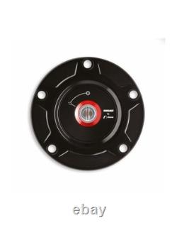 Ducati Racing Fuel Tank Cap Aluminum Ducati Performance 97780052BA Originale