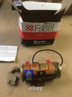 Facet Electric Fuel Pump Race Sts504, 2 Unions + Earth Wire