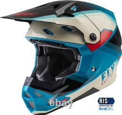 Fly Racing Formula Cp Rush Helmet Black/stone/dark Teal Lg