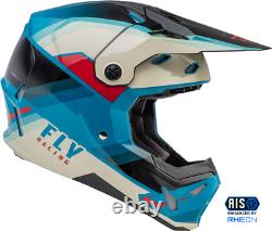 Fly Racing Formula Cp Rush Helmet Black/stone/dark Teal Lg