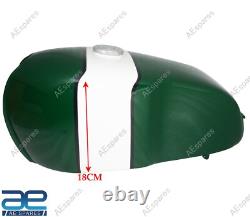 For Honda CB350 Cafe Racer Clubman Racing Custom Green Painted Gas Fuel Tank GEc