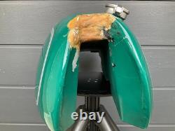 For Legendary Matchless G50 racing AL fuel petrol tank with an older repair