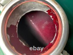For Legendary Matchless G50 racing AL fuel petrol tank with an older repair
