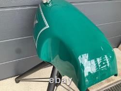 For Legendary Matchless G50 racing AL fuel petrol tank with an older repair