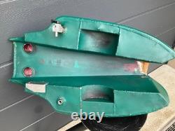 For Legendary Matchless G50 racing AL fuel petrol tank with an older repair