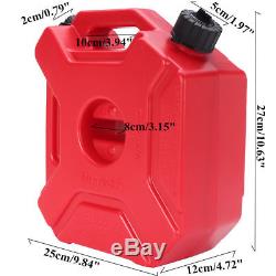 Handle Motorcycle Jerry Cans Spare Plastic Petrol Tank Oil Container Fuel-jugs