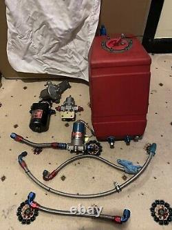 Hardwood Racing Fuel Tank, Holly Fuel Pump and Accessories Good Working Order