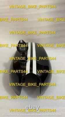 Honda CB550 1974 Model Alloy Black Painted with Racing Stripes Fuel Petrol Tank