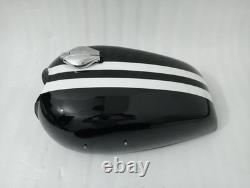 Honda CB550 Alloy Black Painted with Racing Stripes Fuel Petrol Tank 1974 Model