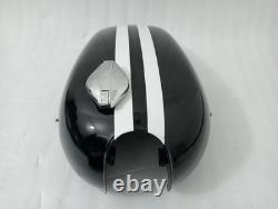 Honda CB550 Alloy Black Painted with Racing Stripes Fuel Petrol Tank 1974 Model