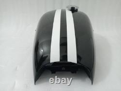 Honda CB550 Alloy Black Painted with Racing Stripes Fuel Petrol Tank 1974 Model