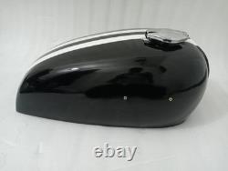 Honda CB550 Steel Black Painted with Racing Stripes Fuel Petrol Tank 1974 Model