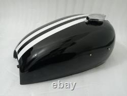 Honda CB550 Steel Black Painted with Racing Stripes Fuel Petrol Tank 1974 Model