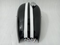 Honda CB550 Steel Black Painted with Racing Stripes Fuel Petrol Tank 1974 Model