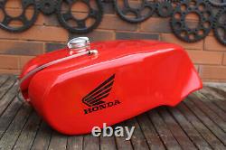 Honda Cb250 Cb350 Cb500 Classic Race Fuel Tank Carbon Fibre