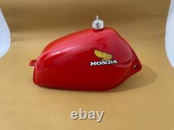 Honda MR250 MR 250 1976 Model Red Painted Aluminum Petrol Fuel Gas Tank +Cap