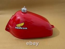 Honda MR250 MR 250 1976 Model Red Painted Aluminum Petrol Fuel Gas Tank +Cap