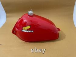 Honda MR250 MR 250 1976 Model Red Painted Aluminum Petrol Fuel Gas Tank +Cap