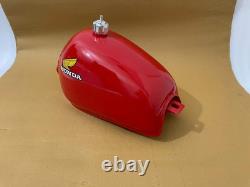 Honda MR250 MR 250 1976 Model Red Painted Aluminum Petrol Fuel Gas Tank +Cap
