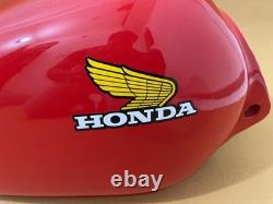 Honda MR250 MR 250 1976 Model Red Painted Aluminum Petrol Fuel Gas Tank +Cap
