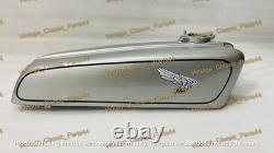 Honda cr110 50cc Racing Motorcycle Steel Silver Painted Fuel Tank 1962-1963