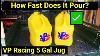 How Fast Does It Pour Do They Leak Vp Racing Fuels 5 Gallon Jug