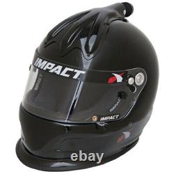 IMPACT RACING 17020410 Helmet Super Charger Medium Black SA2020